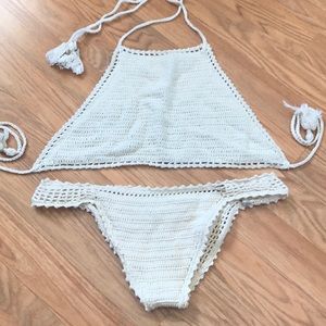 Crochet swimsuit NWOT